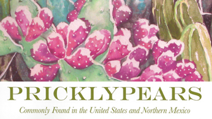 Pricklypears -opuntia book